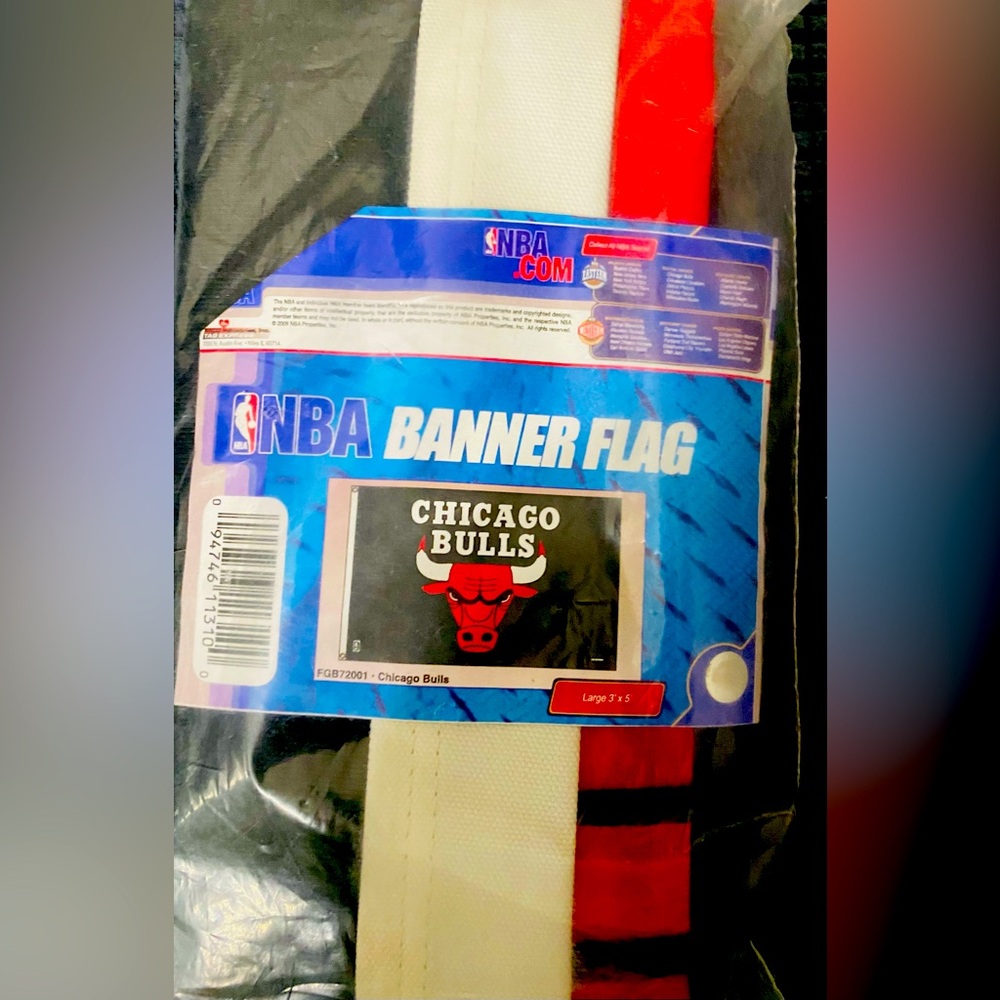 NIP Chicago Bulls NBA Banner Flag 3’ x 5’